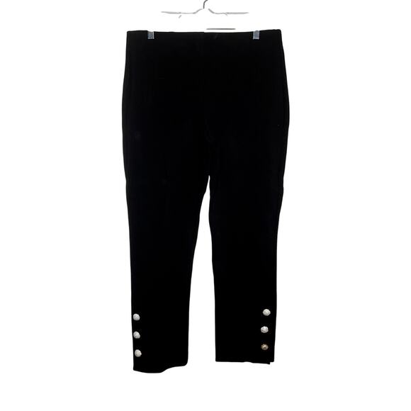 NWT Chicos so slimming juliet button hem ankle pull on pants womens 10 preppy - Picture 1 of 9